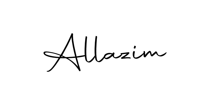 How to make Allazim signature? Autography-DOLnW is a professional autograph style. Create handwritten signature for Allazim name. Allazim signature style 10 images and pictures png