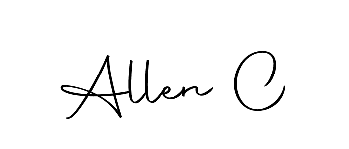 Here are the top 10 professional signature styles for the name Allen C. These are the best autograph styles you can use for your name. Allen C signature style 10 images and pictures png