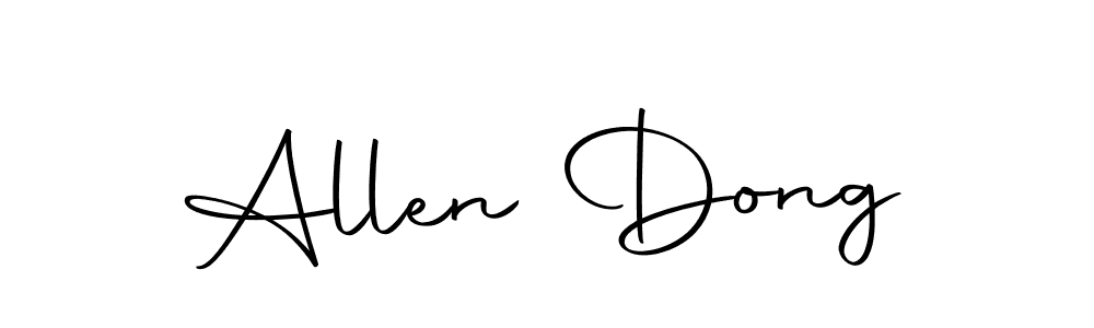 Design your own signature with our free online signature maker. With this signature software, you can create a handwritten (Autography-DOLnW) signature for name Allen Dong. Allen Dong signature style 10 images and pictures png