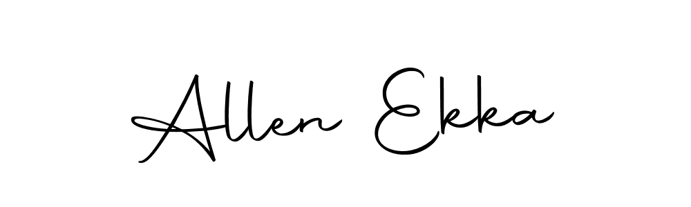 if you are searching for the best signature style for your name Allen Ekka. so please give up your signature search. here we have designed multiple signature styles  using Autography-DOLnW. Allen Ekka signature style 10 images and pictures png