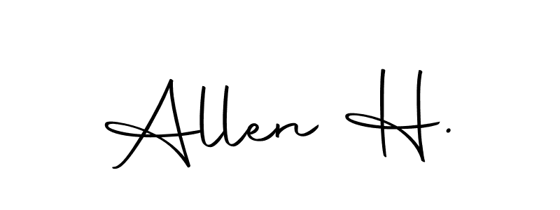 It looks lik you need a new signature style for name Allen H.. Design unique handwritten (Autography-DOLnW) signature with our free signature maker in just a few clicks. Allen H. signature style 10 images and pictures png