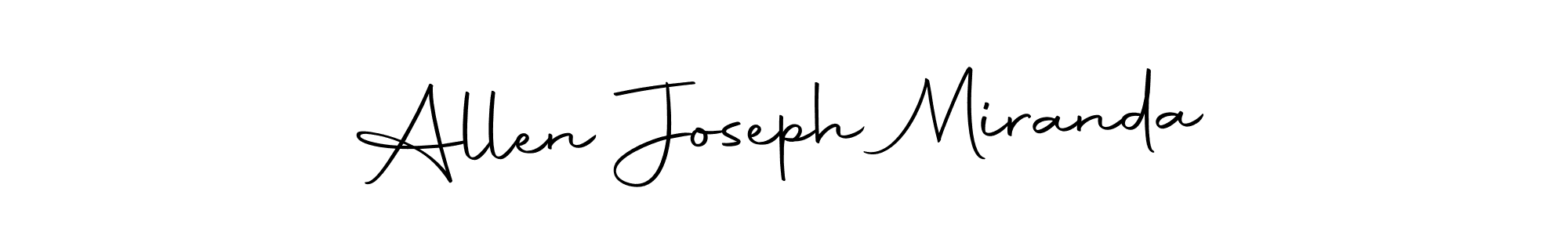 Make a beautiful signature design for name Allen Joseph Miranda. Use this online signature maker to create a handwritten signature for free. Allen Joseph Miranda signature style 10 images and pictures png