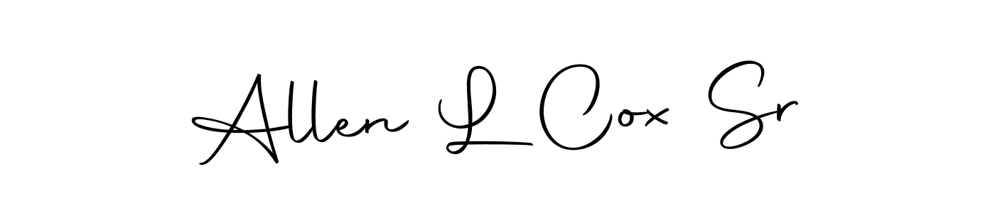 This is the best signature style for the Allen L Cox Sr name. Also you like these signature font (Autography-DOLnW). Mix name signature. Allen L Cox Sr signature style 10 images and pictures png