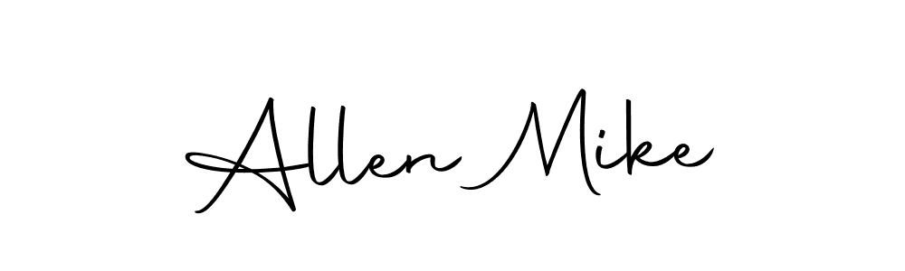 How to make Allen Mike signature? Autography-DOLnW is a professional autograph style. Create handwritten signature for Allen Mike name. Allen Mike signature style 10 images and pictures png