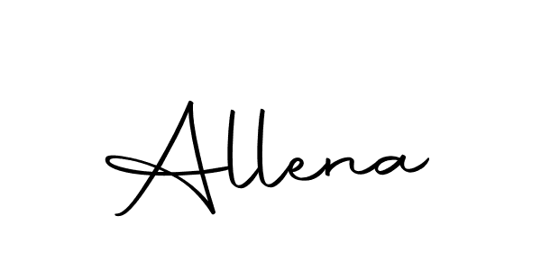 The best way (Autography-DOLnW) to make a short signature is to pick only two or three words in your name. The name Allena include a total of six letters. For converting this name. Allena signature style 10 images and pictures png