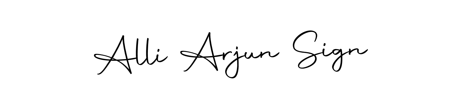 Alli Arjun Sign stylish signature style. Best Handwritten Sign (Autography-DOLnW) for my name. Handwritten Signature Collection Ideas for my name Alli Arjun Sign. Alli Arjun Sign signature style 10 images and pictures png