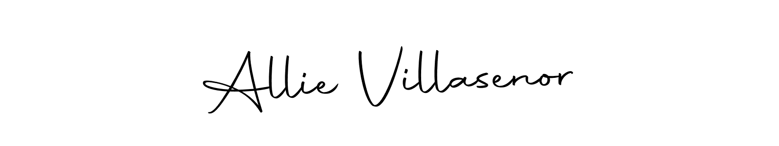 Also You can easily find your signature by using the search form. We will create Allie Villasenor name handwritten signature images for you free of cost using Autography-DOLnW sign style. Allie Villasenor signature style 10 images and pictures png