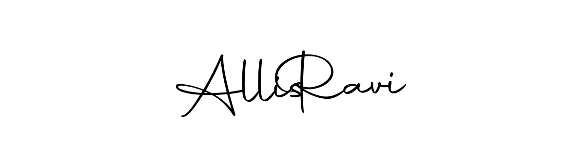 The best way (Autography-DOLnW) to make a short signature is to pick only two or three words in your name. The name Allis   Ravi include a total of six letters. For converting this name. Allis   Ravi signature style 10 images and pictures png