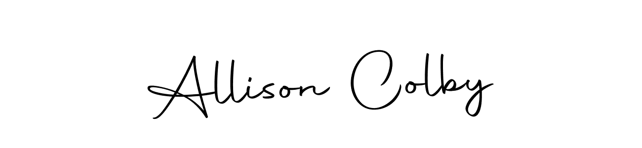 The best way (Autography-DOLnW) to make a short signature is to pick only two or three words in your name. The name Allison Colby include a total of six letters. For converting this name. Allison Colby signature style 10 images and pictures png