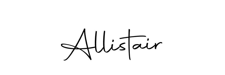 You should practise on your own different ways (Autography-DOLnW) to write your name (Allistair) in signature. don't let someone else do it for you. Allistair signature style 10 images and pictures png