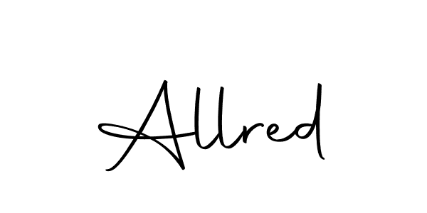 Also we have Allred name is the best signature style. Create professional handwritten signature collection using Autography-DOLnW autograph style. Allred signature style 10 images and pictures png