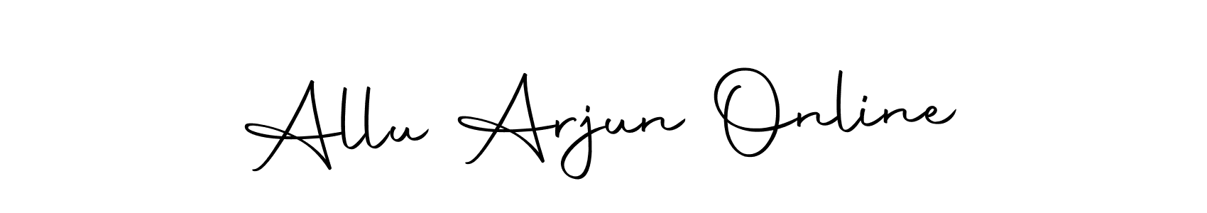 Also we have Allu Arjun Online name is the best signature style. Create professional handwritten signature collection using Autography-DOLnW autograph style. Allu Arjun Online signature style 10 images and pictures png