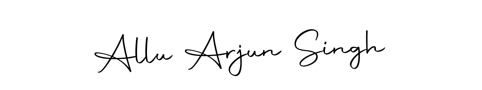Autography-DOLnW is a professional signature style that is perfect for those who want to add a touch of class to their signature. It is also a great choice for those who want to make their signature more unique. Get Allu Arjun Singh name to fancy signature for free. Allu Arjun Singh signature style 10 images and pictures png