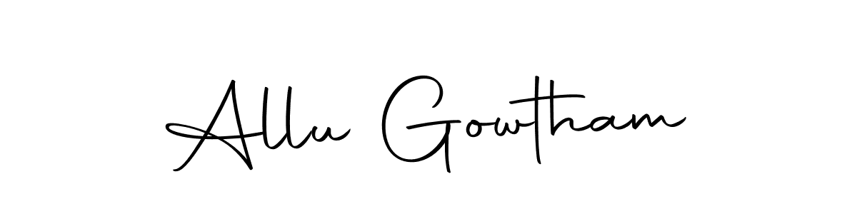 It looks lik you need a new signature style for name Allu Gowtham. Design unique handwritten (Autography-DOLnW) signature with our free signature maker in just a few clicks. Allu Gowtham signature style 10 images and pictures png