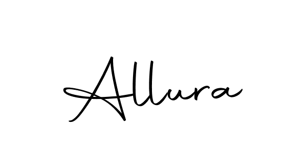 Design your own signature with our free online signature maker. With this signature software, you can create a handwritten (Autography-DOLnW) signature for name Allura. Allura signature style 10 images and pictures png