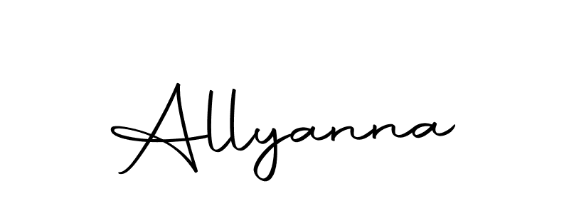 Make a beautiful signature design for name Allyanna. With this signature (Autography-DOLnW) style, you can create a handwritten signature for free. Allyanna signature style 10 images and pictures png