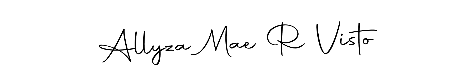 Also we have Allyza Mae R Visto name is the best signature style. Create professional handwritten signature collection using Autography-DOLnW autograph style. Allyza Mae R Visto signature style 10 images and pictures png
