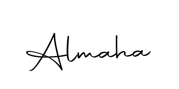 How to make Almaha signature? Autography-DOLnW is a professional autograph style. Create handwritten signature for Almaha name. Almaha signature style 10 images and pictures png