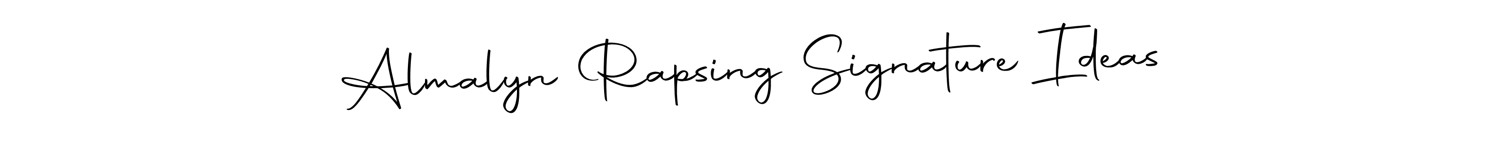How to make Almalyn Rapsing Signature Ideas name signature. Use Autography-DOLnW style for creating short signs online. This is the latest handwritten sign. Almalyn Rapsing Signature Ideas signature style 10 images and pictures png