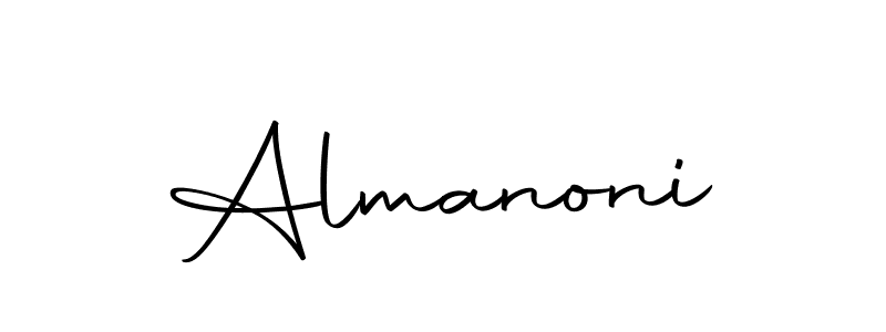 Design your own signature with our free online signature maker. With this signature software, you can create a handwritten (Autography-DOLnW) signature for name Almanoni. Almanoni signature style 10 images and pictures png
