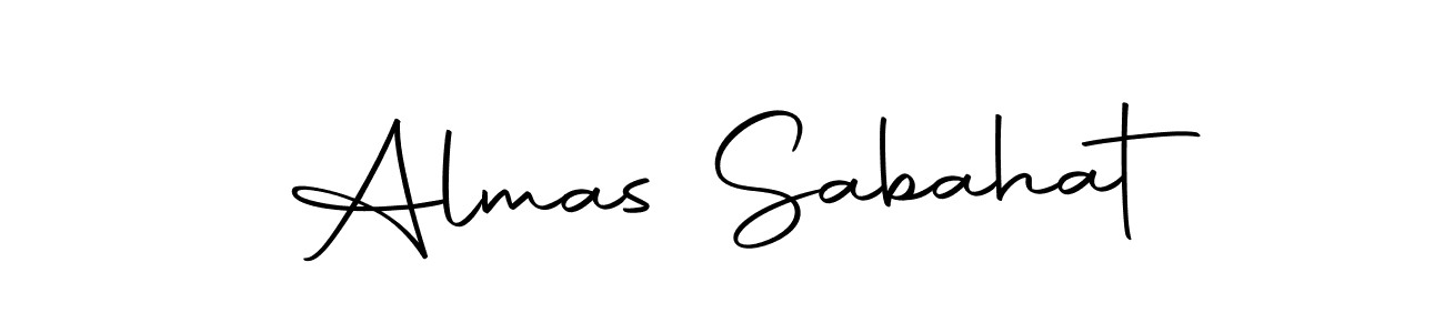 You should practise on your own different ways (Autography-DOLnW) to write your name (Almas Sabahat) in signature. don't let someone else do it for you. Almas Sabahat signature style 10 images and pictures png