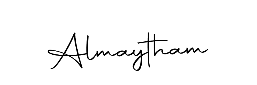 Use a signature maker to create a handwritten signature online. With this signature software, you can design (Autography-DOLnW) your own signature for name Almaytham. Almaytham signature style 10 images and pictures png