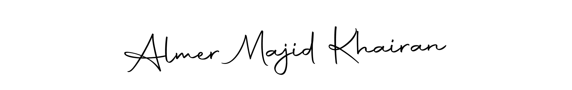 Almer Majid Khairan stylish signature style. Best Handwritten Sign (Autography-DOLnW) for my name. Handwritten Signature Collection Ideas for my name Almer Majid Khairan. Almer Majid Khairan signature style 10 images and pictures png