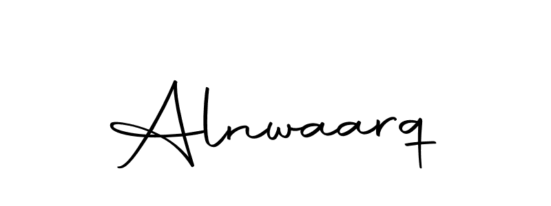 Autography-DOLnW is a professional signature style that is perfect for those who want to add a touch of class to their signature. It is also a great choice for those who want to make their signature more unique. Get Alnwaarq name to fancy signature for free. Alnwaarq signature style 10 images and pictures png