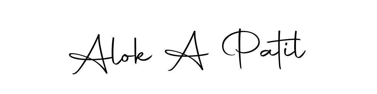 It looks lik you need a new signature style for name Alok A Patil. Design unique handwritten (Autography-DOLnW) signature with our free signature maker in just a few clicks. Alok A Patil signature style 10 images and pictures png