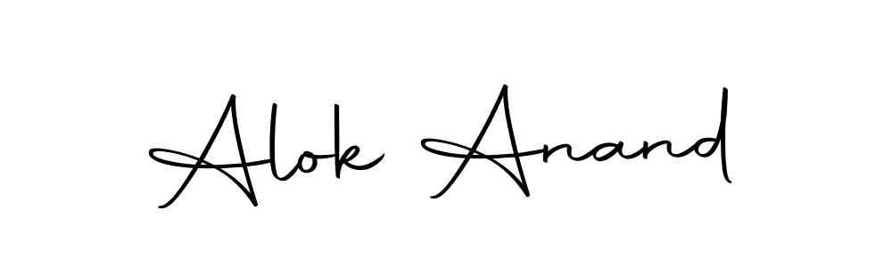 Make a beautiful signature design for name Alok Anand. Use this online signature maker to create a handwritten signature for free. Alok Anand signature style 10 images and pictures png