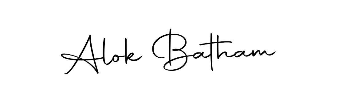 Use a signature maker to create a handwritten signature online. With this signature software, you can design (Autography-DOLnW) your own signature for name Alok Batham. Alok Batham signature style 10 images and pictures png