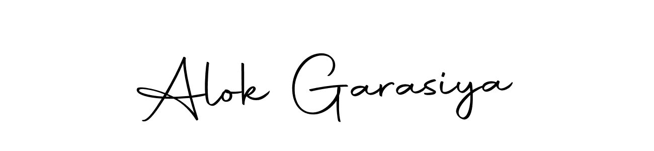 Also we have Alok Garasiya name is the best signature style. Create professional handwritten signature collection using Autography-DOLnW autograph style. Alok Garasiya signature style 10 images and pictures png