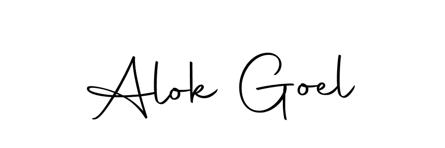 if you are searching for the best signature style for your name Alok Goel. so please give up your signature search. here we have designed multiple signature styles  using Autography-DOLnW. Alok Goel signature style 10 images and pictures png