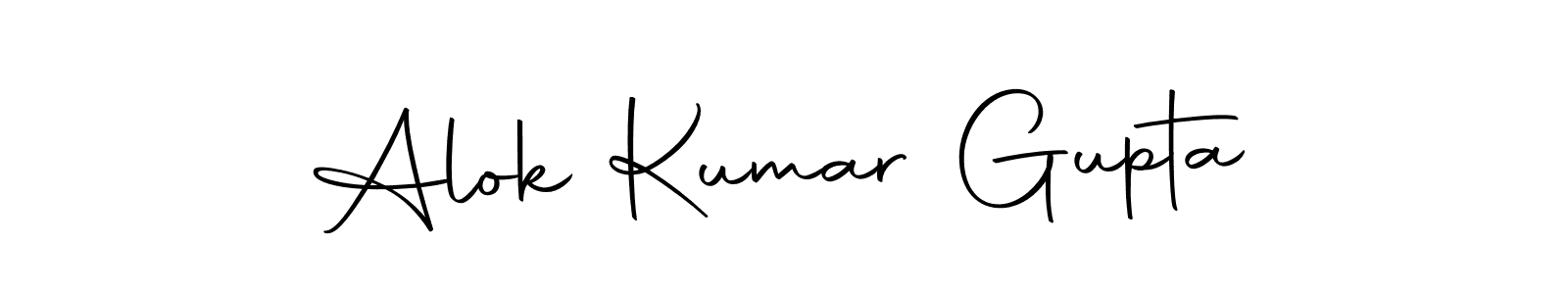 Create a beautiful signature design for name Alok Kumar Gupta. With this signature (Autography-DOLnW) fonts, you can make a handwritten signature for free. Alok Kumar Gupta signature style 10 images and pictures png