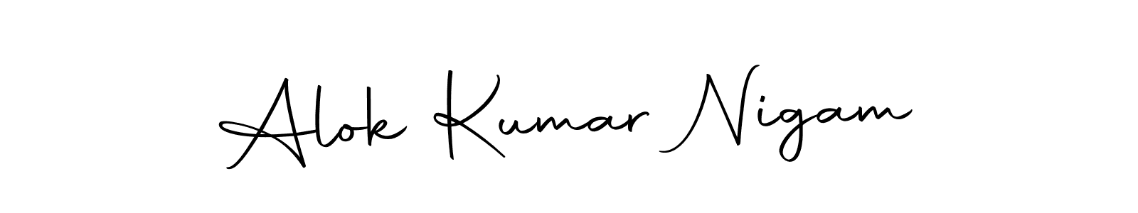 Design your own signature with our free online signature maker. With this signature software, you can create a handwritten (Autography-DOLnW) signature for name Alok Kumar Nigam. Alok Kumar Nigam signature style 10 images and pictures png