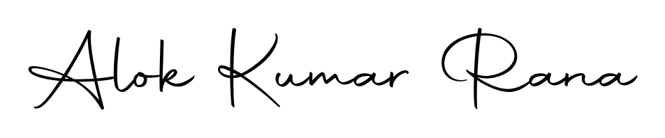 Alok Kumar Rana stylish signature style. Best Handwritten Sign (Autography-DOLnW) for my name. Handwritten Signature Collection Ideas for my name Alok Kumar Rana. Alok Kumar Rana signature style 10 images and pictures png