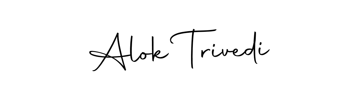 Alok Trivedi stylish signature style. Best Handwritten Sign (Autography-DOLnW) for my name. Handwritten Signature Collection Ideas for my name Alok Trivedi. Alok Trivedi signature style 10 images and pictures png
