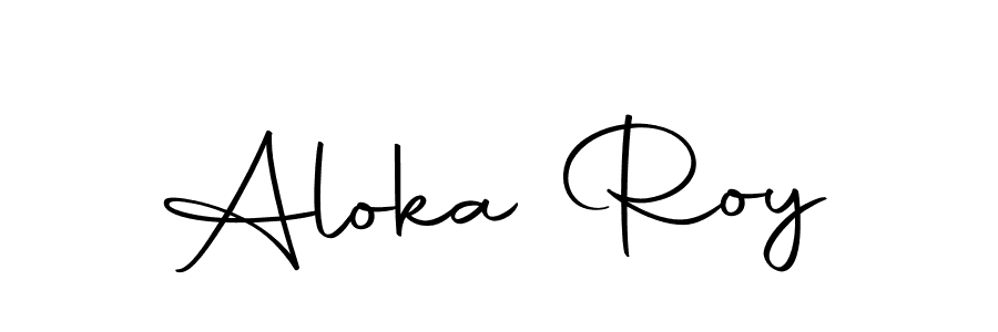 Aloka Roy stylish signature style. Best Handwritten Sign (Autography-DOLnW) for my name. Handwritten Signature Collection Ideas for my name Aloka Roy. Aloka Roy signature style 10 images and pictures png