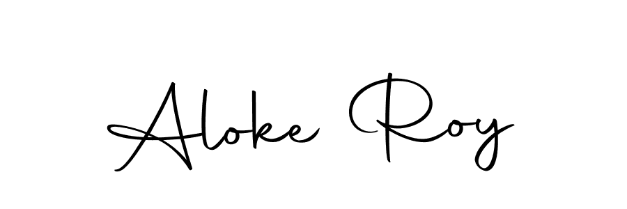 Use a signature maker to create a handwritten signature online. With this signature software, you can design (Autography-DOLnW) your own signature for name Aloke Roy. Aloke Roy signature style 10 images and pictures png