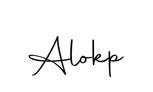 How to make Alokp signature? Autography-DOLnW is a professional autograph style. Create handwritten signature for Alokp name. Alokp signature style 10 images and pictures png