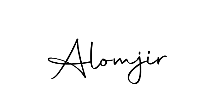 Design your own signature with our free online signature maker. With this signature software, you can create a handwritten (Autography-DOLnW) signature for name Alomjir. Alomjir signature style 10 images and pictures png