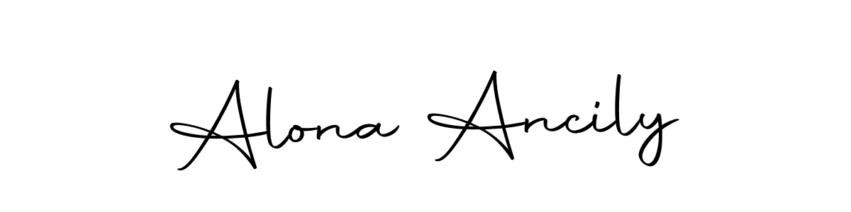 How to make Alona Ancily signature? Autography-DOLnW is a professional autograph style. Create handwritten signature for Alona Ancily name. Alona Ancily signature style 10 images and pictures png