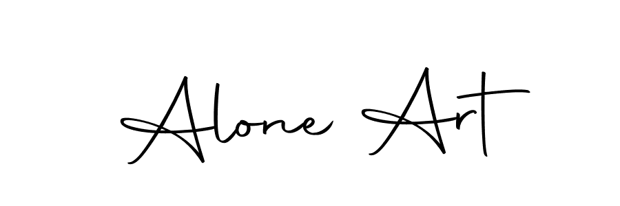 How to make Alone Art signature? Autography-DOLnW is a professional autograph style. Create handwritten signature for Alone Art name. Alone Art signature style 10 images and pictures png