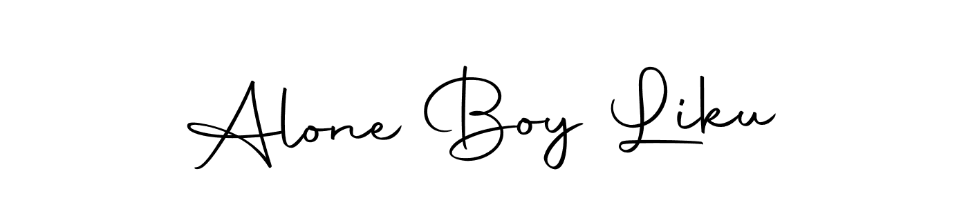 Here are the top 10 professional signature styles for the name Alone Boy Liku. These are the best autograph styles you can use for your name. Alone Boy Liku signature style 10 images and pictures png