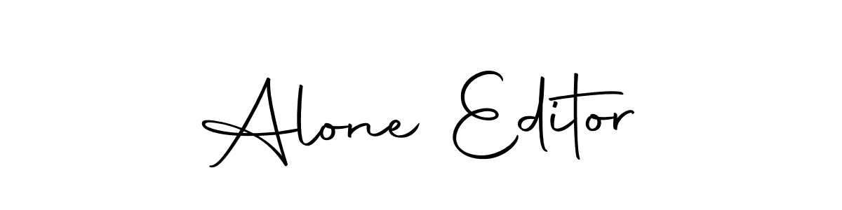 It looks lik you need a new signature style for name Alone Editor. Design unique handwritten (Autography-DOLnW) signature with our free signature maker in just a few clicks. Alone Editor signature style 10 images and pictures png