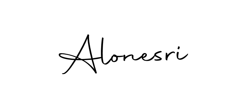 Design your own signature with our free online signature maker. With this signature software, you can create a handwritten (Autography-DOLnW) signature for name Alonesri. Alonesri signature style 10 images and pictures png