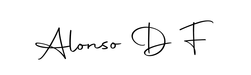 The best way (Autography-DOLnW) to make a short signature is to pick only two or three words in your name. The name Alonso D F include a total of six letters. For converting this name. Alonso D F signature style 10 images and pictures png