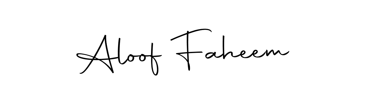 Similarly Autography-DOLnW is the best handwritten signature design. Signature creator online .You can use it as an online autograph creator for name Aloof Faheem. Aloof Faheem signature style 10 images and pictures png