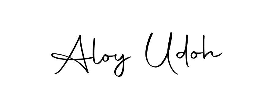 Also we have Aloy Udoh name is the best signature style. Create professional handwritten signature collection using Autography-DOLnW autograph style. Aloy Udoh signature style 10 images and pictures png