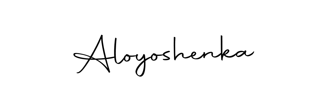 Also we have Aloyoshenka name is the best signature style. Create professional handwritten signature collection using Autography-DOLnW autograph style. Aloyoshenka signature style 10 images and pictures png